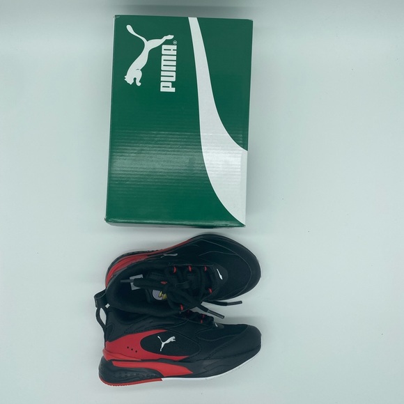 Little Kids Puma RS-Fast Red and Black - Picture 9 of 13